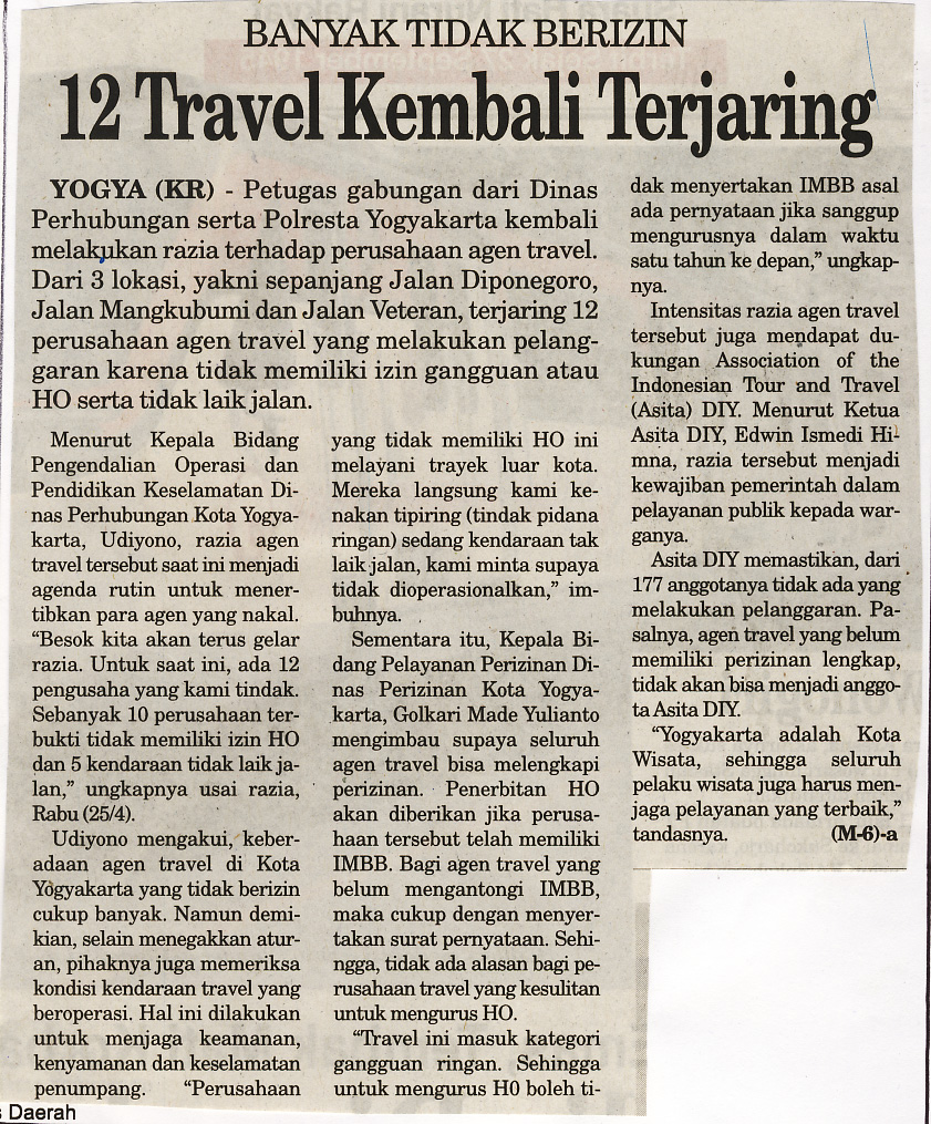 Kliping jogja terbaru